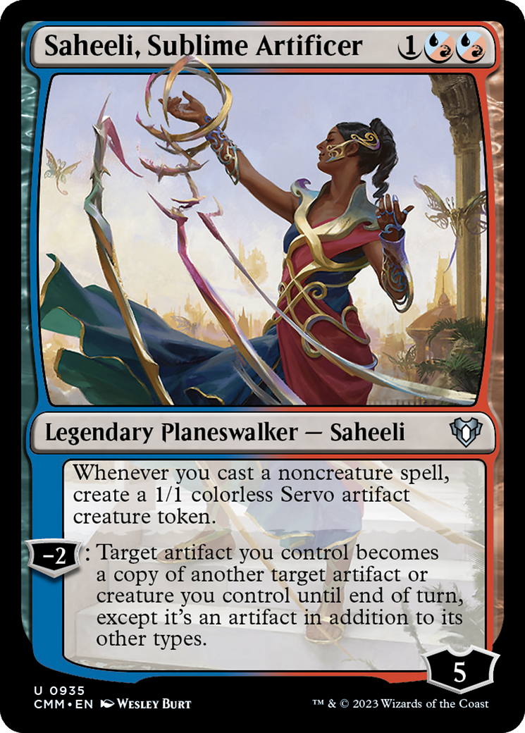 Saheeli, Sublime Artificer [Commander Masters] | Total Play