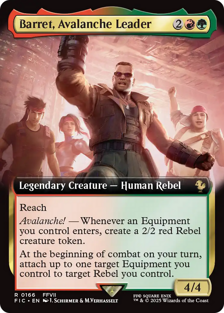 Barret, Avalanche Leader (Extended Art) [FINAL FANTASY Commander] | Total Play