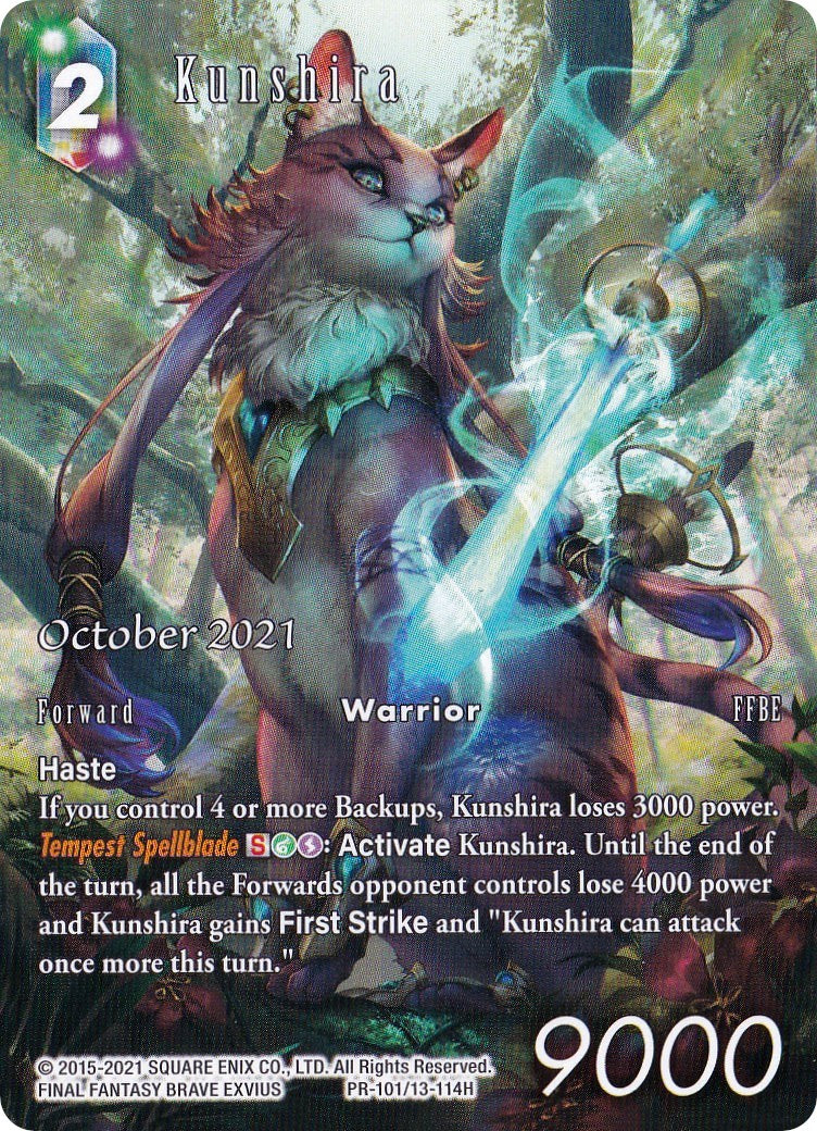 Kunshira (October 2021) [Opus XIII Promo Cards] | Total Play
