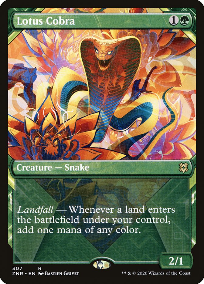 Lotus Cobra (Showcase) [Zendikar Rising] | Total Play