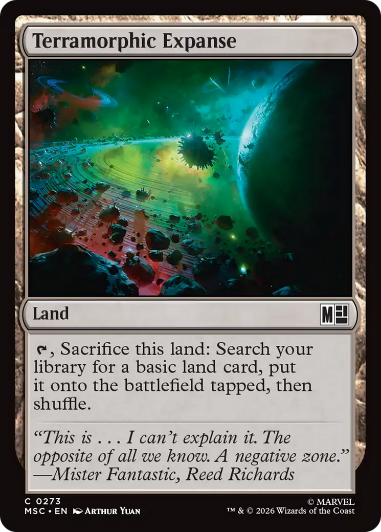Terramorphic Expanse (0273) (Surge Foil) [Marvel Super Heroes Commander] | Total Play