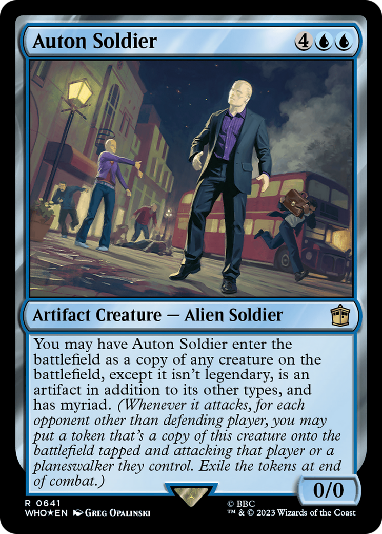 Auton Soldier (Surge Foil) [Doctor Who] | Total Play