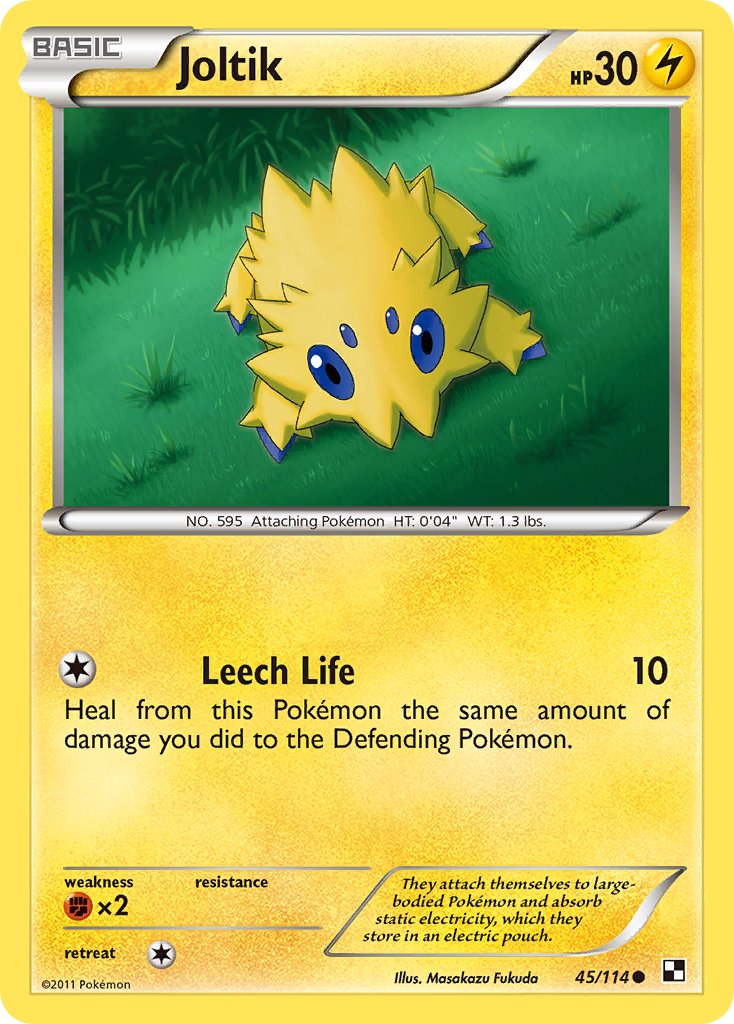Joltik (45/114) [Black & White: Base Set] | Total Play