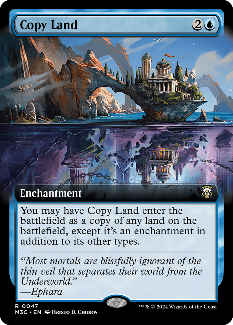 Copy Land (Extended Art) [Modern Horizons 3 Commander] | Total Play