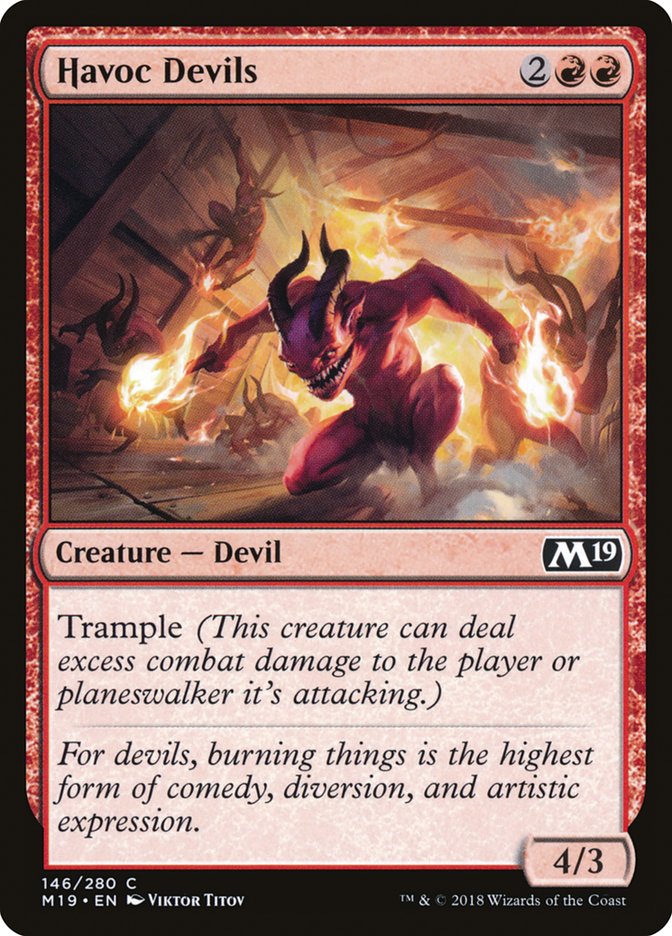 Havoc Devils [Core Set 2019] | Total Play