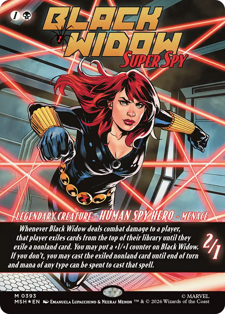 Black Widow, Super Spy (Borderless) (0393) [Marvel Super Heroes] | Total Play
