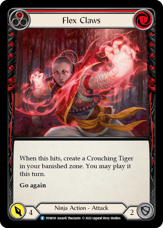 Flex Claws (Red) [DYN050] (Dynasty) | Total Play