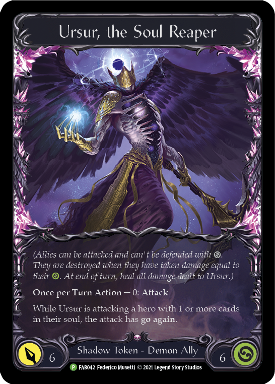 Ursur, the Soul Reaper [FAB042] (Promo)  Rainbow Foil | Total Play