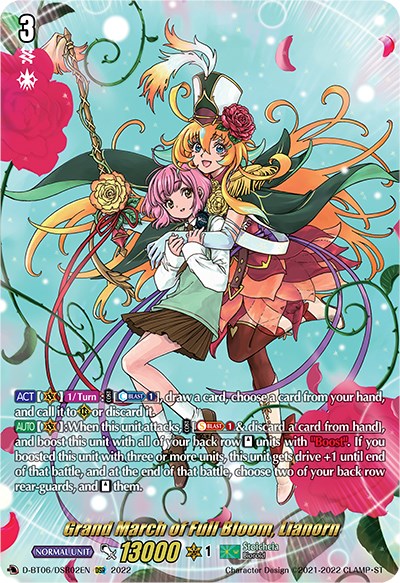 Grand March of Full Bloom, Lianorn (D-BT06/DSR02EN) [Blazing Dragon Reborn] | Total Play