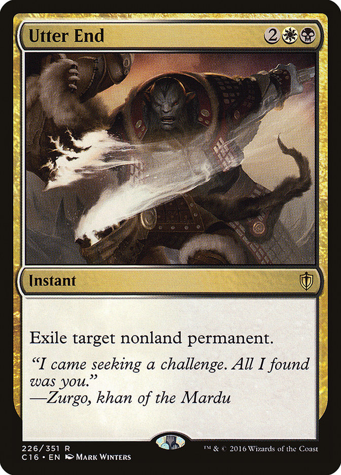 Utter End [Commander 2016] | Total Play