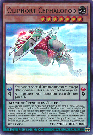 Qliphort Cephalopod [SECE-ENS04] Super Rare | Total Play