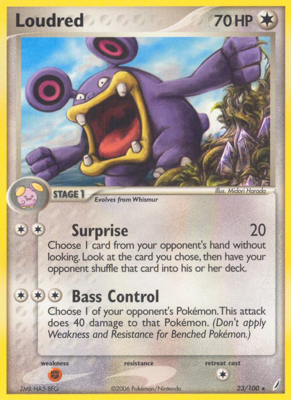 Loudred (23/100) [EX: Crystal Guardians] | Total Play
