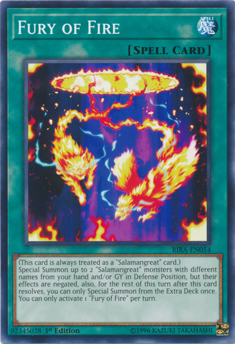 Fury of Fire [RIRA-EN054] Common | Total Play
