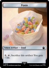 Soldier // Food (0025) Double-Sided Token [Doctor Who Tokens] | Total Play