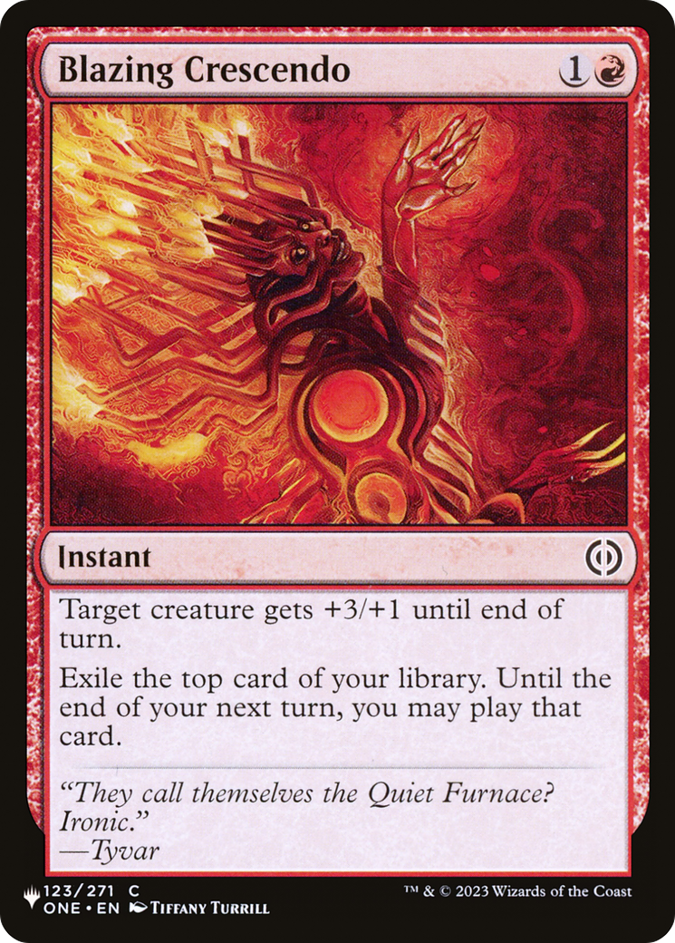 Blazing Crescendo [The List Reprints] | Total Play