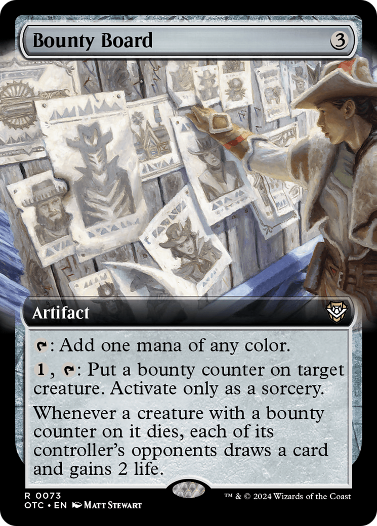 Bounty Board (Extended Art) [Outlaws of Thunder Junction Commander] | Total Play