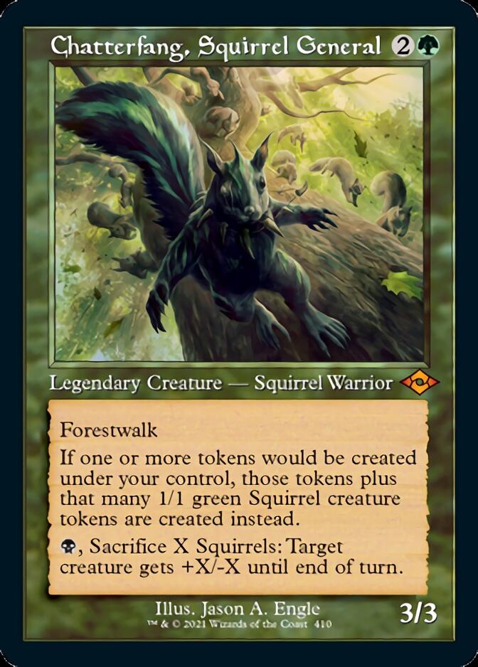 Chatterfang, Squirrel General (Retro Foil Etched) [Modern Horizons 2] | Total Play