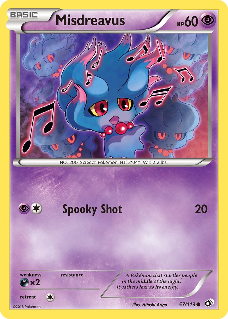 Misdreavus (57/113) [Black & White: Legendary Treasures] | Total Play