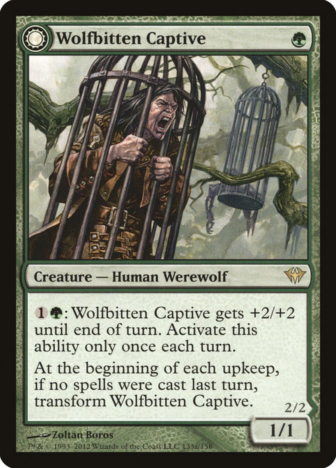 Wolfbitten Captive // Krallenhorde Killer [Dark Ascension] | Total Play