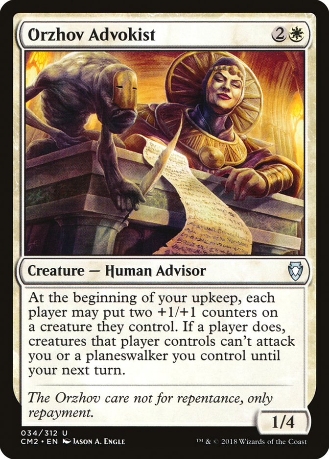 Orzhov Advokist [Commander Anthology Volume II] | Total Play
