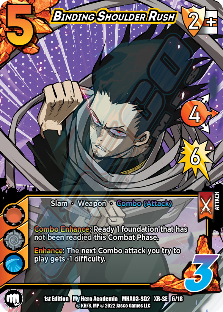 Binding Shoulder Rush [Eraser Head Clash Deck XR] | Total Play