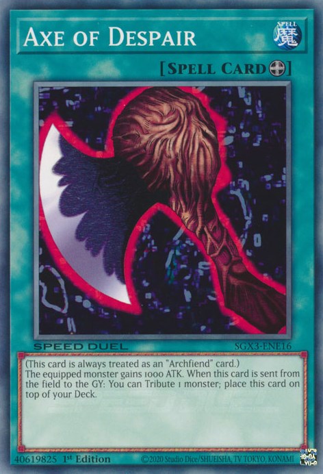 Axe of Despair [SGX3-ENE16] Common | Total Play