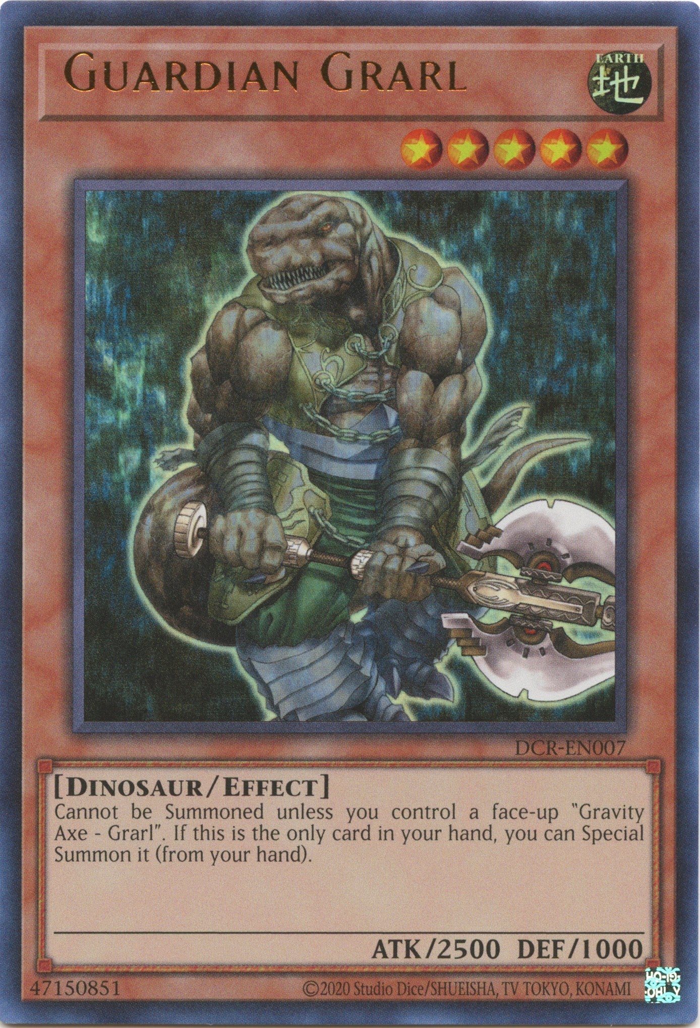 Guardian Grarl (25th Anniversary) [DCR-EN007] Ultra Rare | Total Play