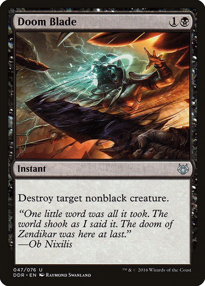 Doom Blade [Duel Decks: Nissa vs. Ob Nixilis] | Total Play