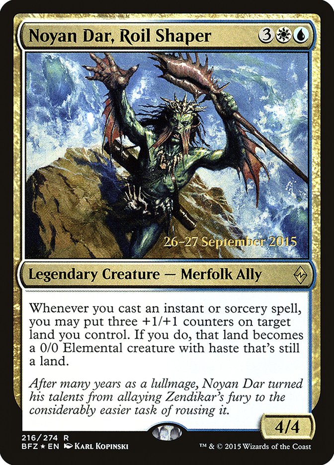 Noyan Dar, Roil Shaper [Battle for Zendikar Prerelease Promos] | Total Play