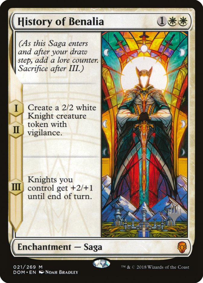 History of Benalia (Promo Pack) [Dominaria Promos] | Total Play