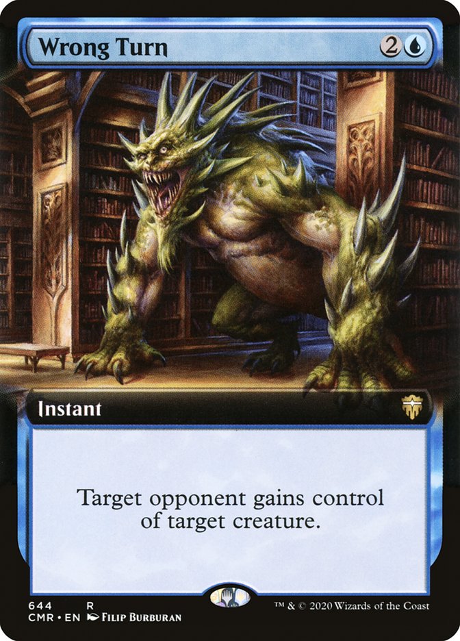 Wrong Turn (Extended Art) [Commander Legends] | Total Play
