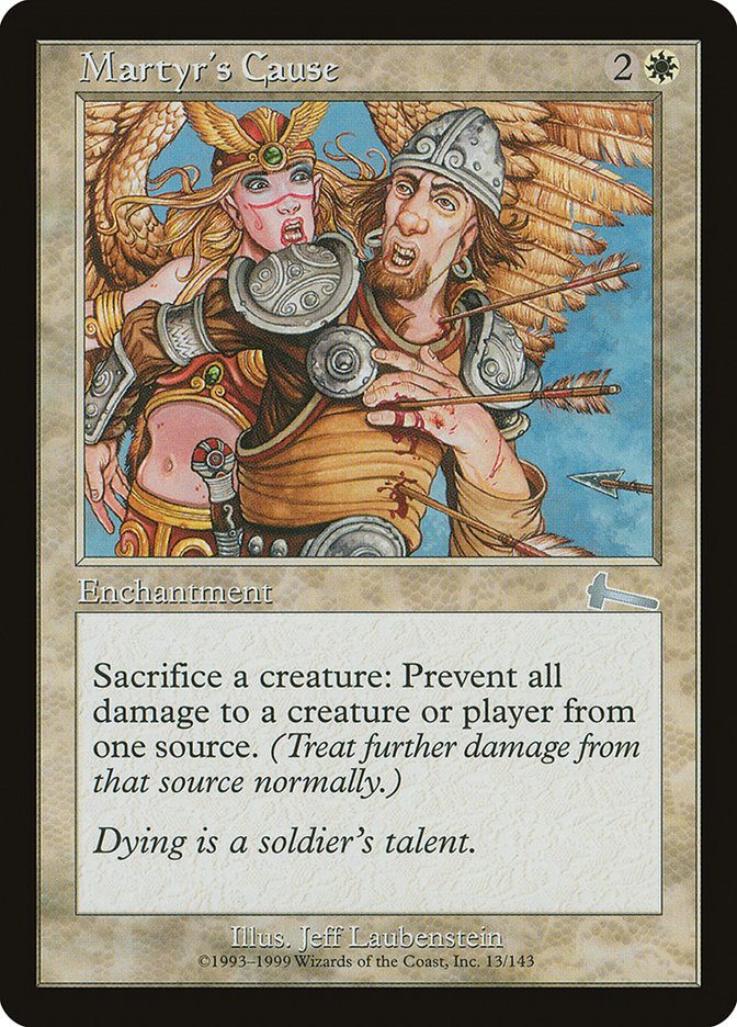 Martyr's Cause [Urza's Legacy] | Total Play