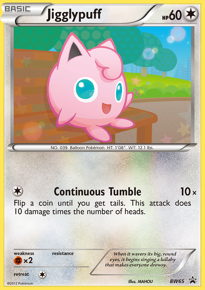 Jigglypuff (BW65) [Black & White: Black Star Promos] | Total Play