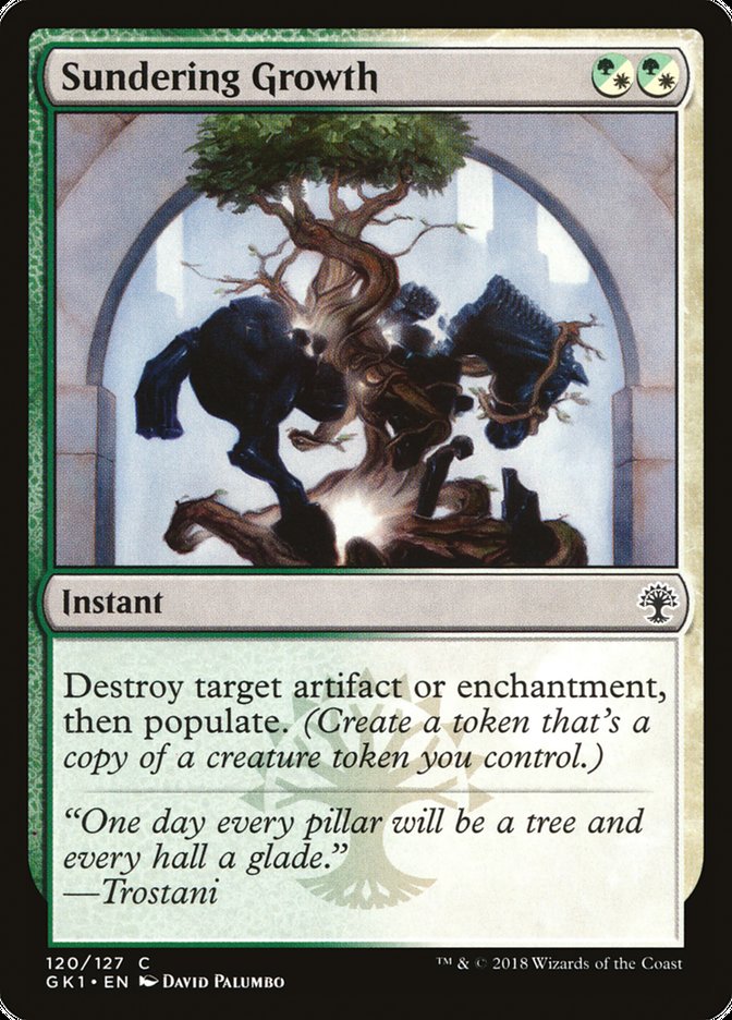 Sundering Growth [Guilds of Ravnica Guild Kit] | Total Play