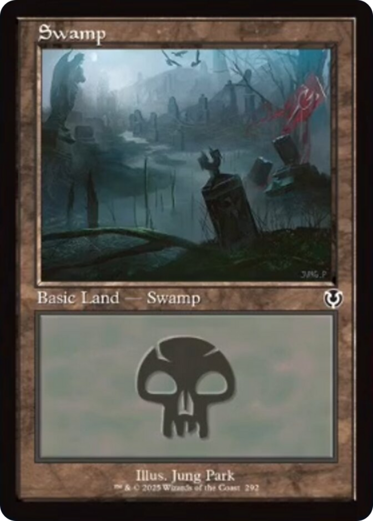 Swamp (292) (Retro Frame) [Innistrad Remastered] | Total Play