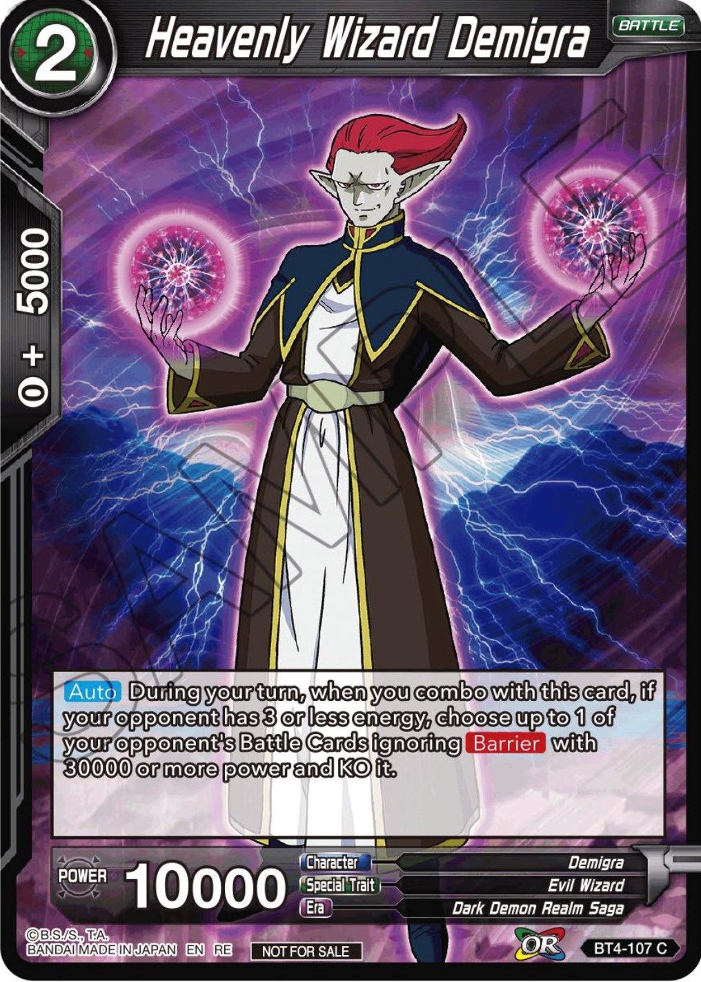Heavenly Wizard Demigra (Championship Selection Pack 2023 Vol.1) (BT4-107) [Tournament Promotion Cards] | Total Play