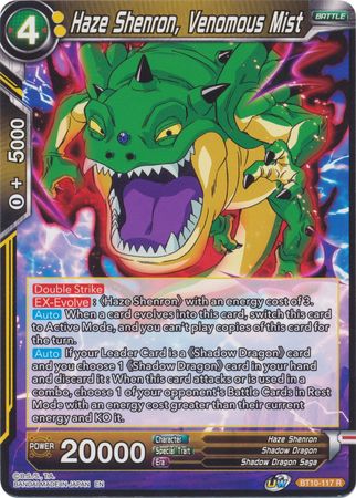 Haze Shenron, Venomous Mist (BT10-117) [Rise of the Unison Warrior 2nd Edition] | Total Play