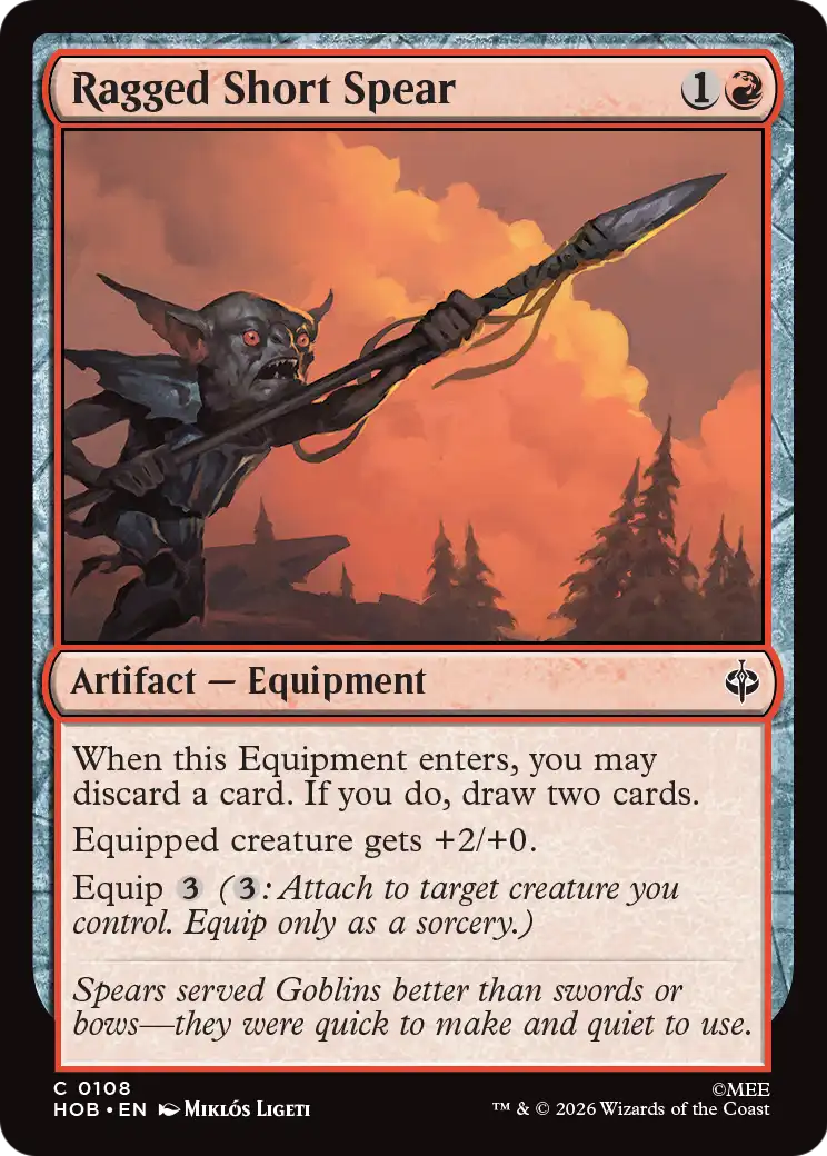 Ragged Short Spear [The Hobbit] | Total Play