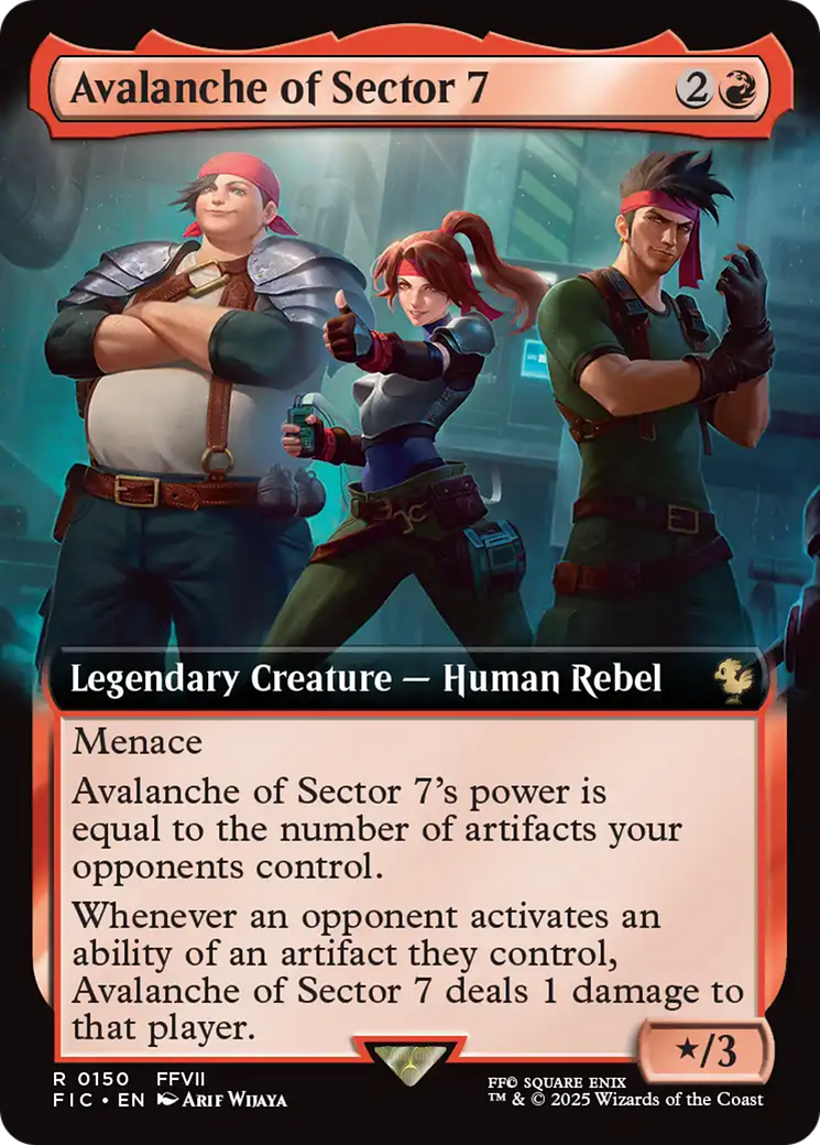 Avalanche of Sector 7 (Extended Art) [FINAL FANTASY Commander] | Total Play