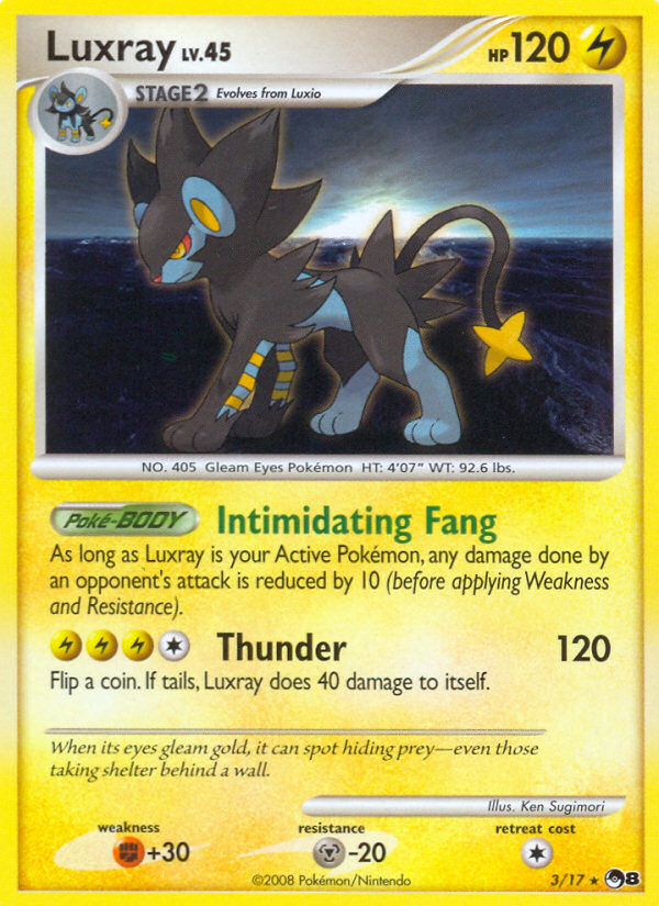Luxray (3/17) [POP Series 8] | Total Play