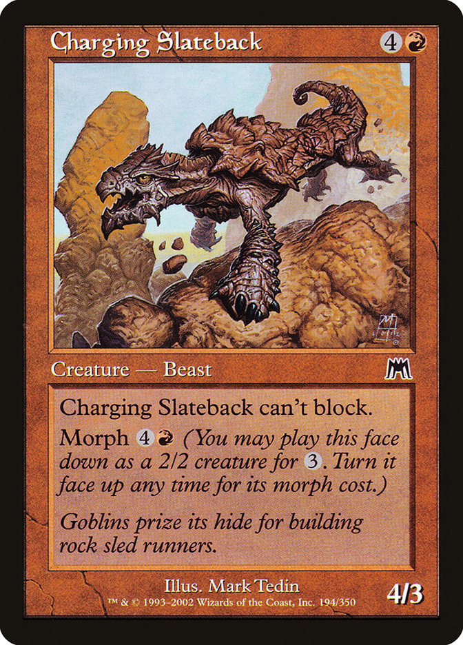 Charging Slateback [Onslaught] | Total Play
