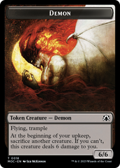 Angel (3) // Demon Double-Sided Token [March of the Machine Commander Tokens] | Total Play