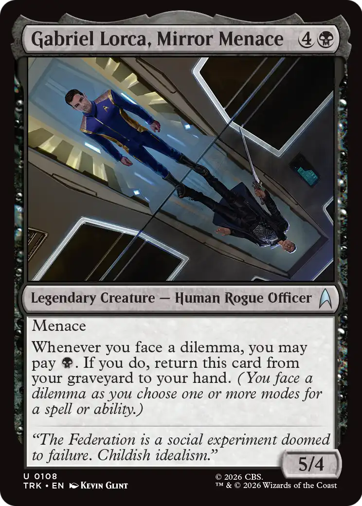 Gabriel Lorca, Mirror Menace [Star Trek] | Total Play