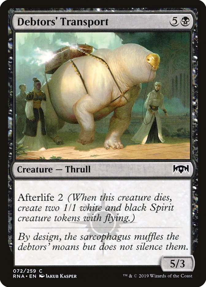 Debtors' Transport [Ravnica Allegiance] | Total Play