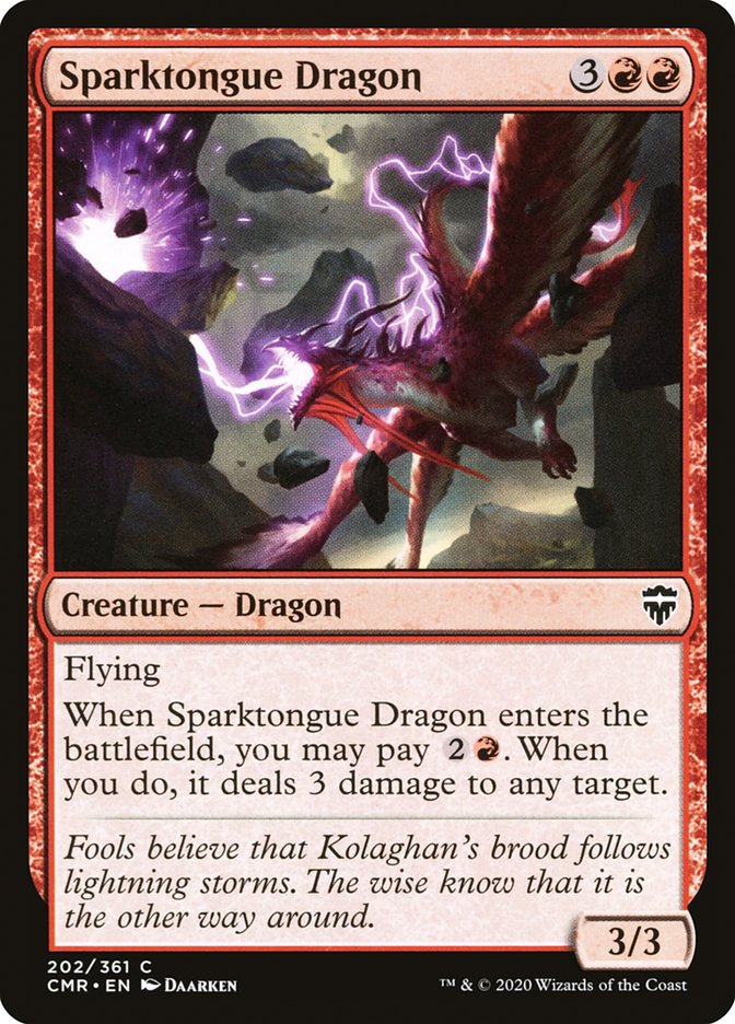 Sparktongue Dragon [Commander Legends] | Total Play