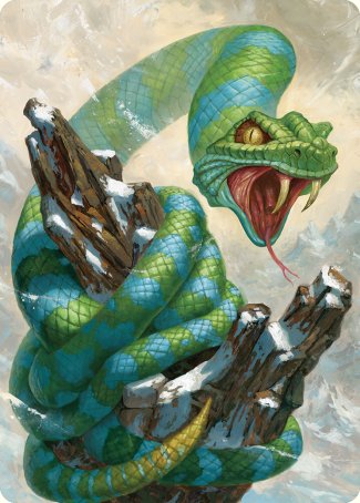Ohran Frostfang Art Card [Commander Masters Art Series] | Total Play