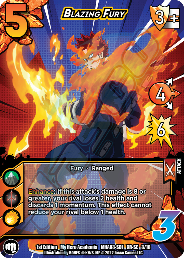 Blazing Fury [Endeavor Clash Deck XR] | Total Play