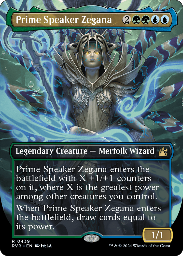 Prime Speaker Zegana (Anime Borderless) [Ravnica Remastered] | Total Play