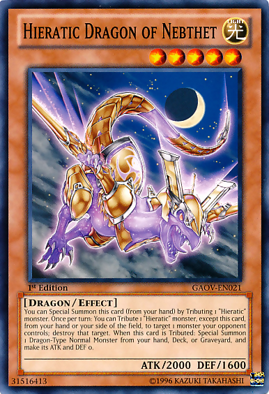 Hieratic Dragon of Nebthet [GAOV-EN021] Common | Total Play