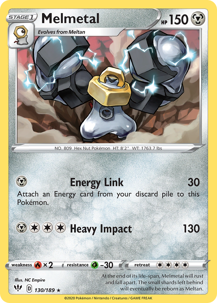 Melmetal (130/189) [Sword & Shield: Darkness Ablaze] | Total Play